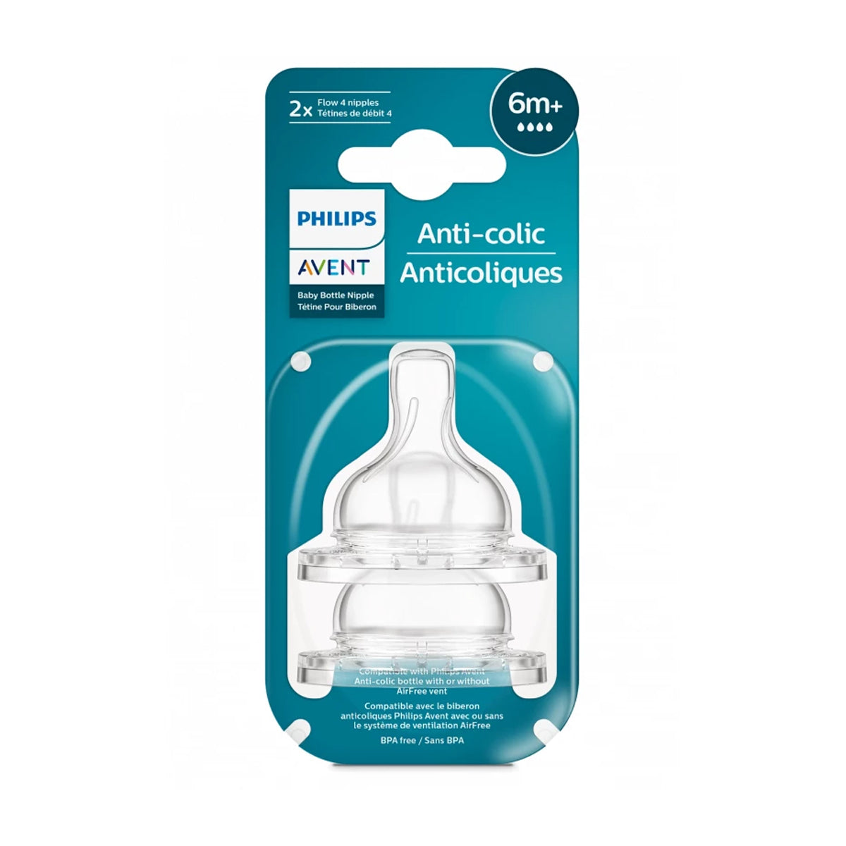 Philips Avent Anti-Colic Teat, T4